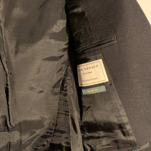 Club Monaco Men 36S Black Blazer - Picture 6 of 6